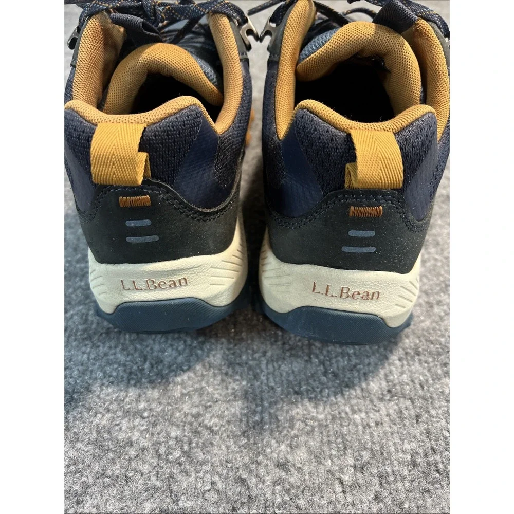 L.L. Bean Men's Access Hiking Shoes Waterproof Carbon Navy Size 10 M - No Box